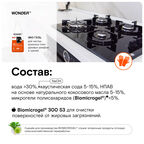 Антижир WONDER LAB гель для плит, духовых шкафов и грилей, без резкого запаха 550 мл