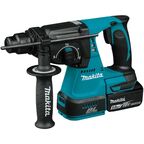 Перфоратор аккумуляторный бесщеточный SDS-plus Makita DHR242RFE, 18 В Li-Ion 2x3 Ач, 2 Дж