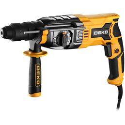 Перфоратор сетевой SDS-plus Deko DKH1350W 084-1033, 1350 Вт, 3.2 Дж, быстрозажимной патрон в комплекте