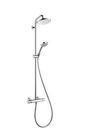 Душевая стойка Hansgrohe Croma 220 Showerpipe 27185000 с термостатом, без излива, хром