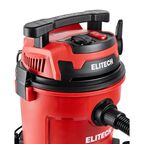 Пылесос строительный Elitech ПС 12-20А, 1200 Вт, 20 л