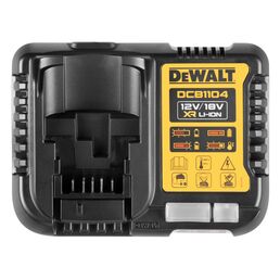 Набор DEWALT: 2 АКБ DCB184, Li-Ion, 18 В, 5 Ач и зарядное устройство DCB1104, 12/18 В, 4 A (DCB1104P2)