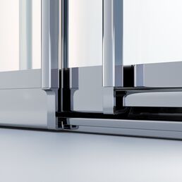 Душевая дверь Ambassador Forsa 110x195 см 17021102NX стекло прозрачное, профиль хром