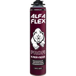 Пистолетная всесезонная клей-пена ALFAFLEX Profi 756632