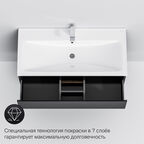 Тумба под раковину подвесная Am.Pm X-Joy 100 см M85AFHX1002BM черная