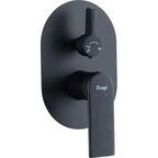 Душевая система Frap Arne F71204-6 скрытого монтажа цвет черный матовый