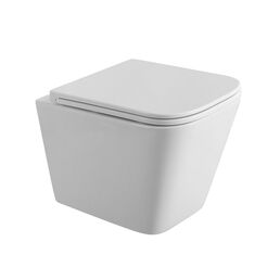 Унитаз подвесной BelBagno Ardente-Tor BB520CH-TOR/SC безободковый, с сиденьем микролифт, белый