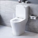 Унитаз-компакт Damixa Sirius DX86C8600SC белый, с крышкой микролифт
