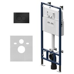 Инсталляция для подвесного унитаза Am.Pm MasterFit I012710.0138 с клавишей  ProC L черный матовый