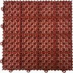 Модульное покрытие Pol Plast 30x30x1.1 см 9 шт 0.81 м² цвет коричневый