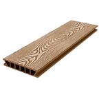 Террасная доска ДПК Holzhof Classic цвет Коричневый 3000x153x28 мм 0.459 м²