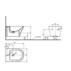 Биде подвесное Toto MH BW10045G1#XW