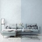 Обои флизелиновые Wallsecret Bellezza голубые 1.06 м 168467-02