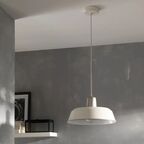 Подвесной светильник Inspire Milky E27x1 ø 38 см металл, цвет кремовый