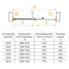 Душевая откатная дверь-купе в нишу TO-18B черная, стекло прозрачное, ход нижние колеса (Прозрачное, 1200)