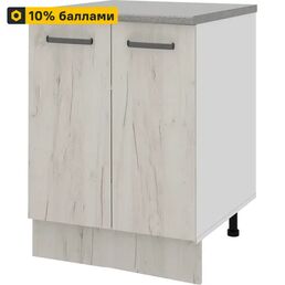 Кухонный шкаф напольный Дейма светлая 60x85x60 см ЛДСП цвет светло-бежевый