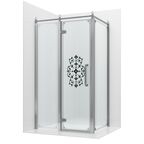 Душевой уголок Ambassador Royal 120x80 18015110-L стекло прозрачное, профиль хром, без поддона