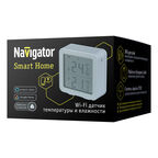 Умный датчик температуры и влажности Navigator Smart Home NSH-SNR-03 белый