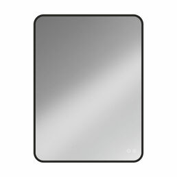 Зеркало с подсветкой Vincea 60x80 VLM-3VC600B-2 c диммером, антизапотевание, черное