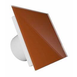 Вентилятор вытяжной DiCiTi AEON 4C, D 100, с обратным клапаном, со стеклянной панелью PAGL Red Terracotta