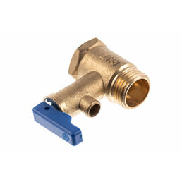Клапан предохранительный TERMAX 1/2", 6 бар, с ручкой