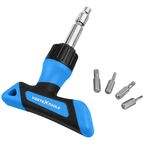Отвертка с набором бит Vertextools 0033-44, 44 предмета
