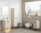 Комплект подвесного унитаза Vitra Sento L-Box 9830B003-7207 с инсталляцией и кнопкой, сиденье микролифт