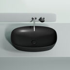 Раковина накладная Ceramica Nova Element 60 см CN6049MB черная матовая