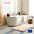 Коврик для ванной 55x65см Spirella Gobi, натуральный