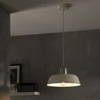 Подвесной светильник Inspire Milky E27x1 ø 38 см металл, цвет кремовый