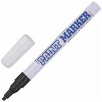 Маркер-краска лаковый (paint marker) MUNHWA "Slim", 2 мм, черный, нитро-основа, алюминиевый корпус, SPM-01