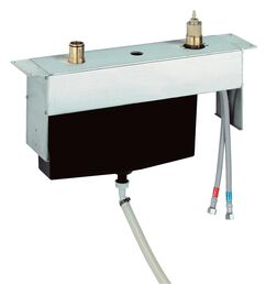 Встраиваемая часть смесителья GROHE на 3 отверстия для монтажа на бортик ванны, однорычажный (33339000)
