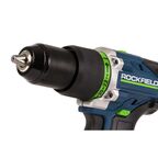 Дрель-шуруповерт аккумуляторная ударная бесщеточная Rockfield RF2062BK, 20 В Li-ion 2x2 Ач