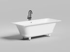 Ванна из искусственного камня Salini  Orlanda Axis 170x75 103223M S-Stone белая матовая