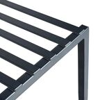 Вставка 33x21x14 см в полку металл цвет серый