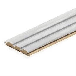 Реечная панель МДФ Stella Битс Дуб Претто серая 11.9x270 см
