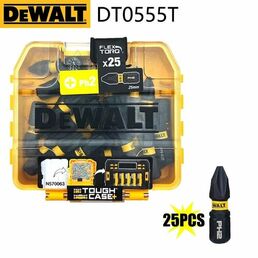 Набор бит DEWALT DT70555T PH2, хвостовик 1/4", односторонние, крестовые, 25 штук, в органайзере "Small Box"