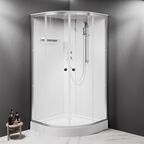 Душевая кабина Am.Pm X-Joy 100x100 W94C-401-100MT стекло прозрачное, профиль хром