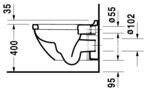 Подвесной унитаз Duravit Starck 3 2225090000