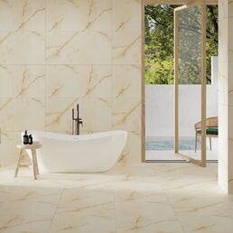 Глазурованный керамогранит Ceramente Stellare Marble Pro Antique White 60x60 см 1.44 м² матовый цвет белый