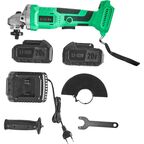 УШМ аккумуляторная бесщеточная Zitrek AG 20 Pro 063-4067, 20 В Li-ion 2x4 Ач, 125 мм