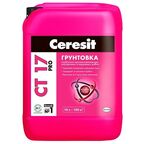Грунтовка Ceresit СТ 17 Pro, 10 л, светло-желтый