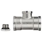 Тройник под манометр MPF 1/2"х1/4"х1/2" ВР латунь
