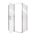 Душевой уголок Ceruttispa 90x120 Victoria120 стекло прозрачное, профиль хром