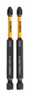Бита DEWALT PZ2, 85 мм, HEX, 2 шт. (DT70566T-QZ)