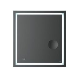 Зеркало Am.Pm Gem 65х70 с контурной LED-подсветкой, часами и косметическим зеркалом