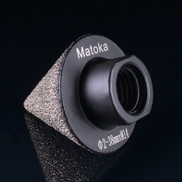 Коронка-фреза алмазная конусная Matoka 2-38 мм для УШМ, 1 шт.