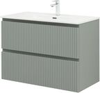 Мебель для ванной комнаты Aquanet Джейн (Flat) 91 см 00335435 подвесная, мисти грин