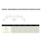 Держатель потолочный алюминий цвет золото антик d2/d2.8 см