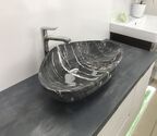 Раковина накладная CeramaLux 60 см 206 черная